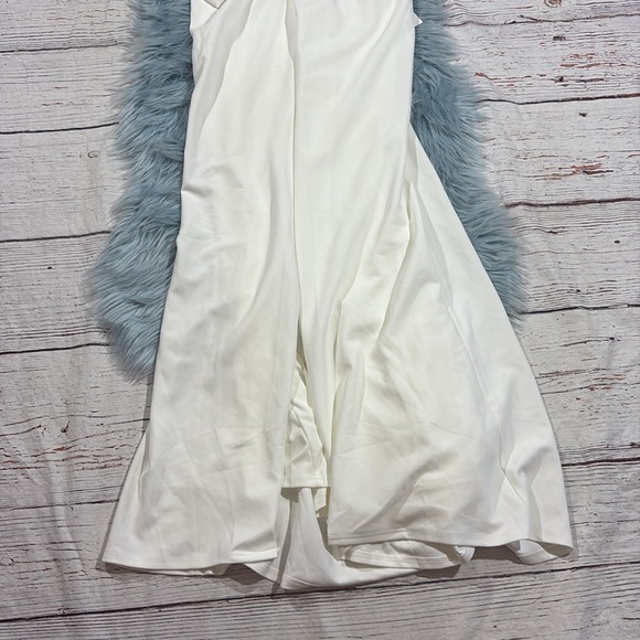 NWT Lulus Stunning Romance White Long Sleeve Mermaid Maxi Dress - Picture 7 of 10